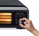 Mini piekarnik TurboTronic Piec do pizzy mini piekarnik 400c TurboTronic akcesoria kamień taca blacha ruszt szczypce rękawica 18L 2000w Czarny 6