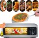 Mini piekarnik TurboTronic Piec do pizzy mini piekarnik 400c TurboTronic akcesoria kamień taca blacha ruszt szczypce rękawica 18L 2000w Czarny 9