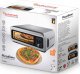 Mini piekarnik TurboTronic Piec do pizzy mini piekarnik 400c TurboTronic akcesoria kamień taca blacha ruszt szczypce rękawica 18L 2000w Czarny 10