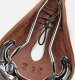 Brooks Siodełko BROOKS B17 NARROW CARVED, Brown, Steel Rail, Waga 510g, Linia Leather 7