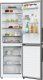 Lodówka Candy Candy Refrigerator | CNCQ2T618EX | Energy efficiency class E | Free standing | Combi | Height 185 cm | No Frost system | Fridge net capacity 235 L | Freezer net capacity 120 L | 38 dB | Inox 22