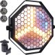 Evolights EVOLIGHTS LUMENO oświetlenie sceniczne retro vintage reflektor ciepły biały + RGB 1