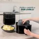 Frytkownica beztłuszczowa Princess Princess Digital Airfryer | 182254 | Power 1800 W | Capacity 8 L | Black 8