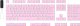 HP HP HyperX Pink Pudding Keycaps 2-US 1