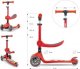 Milly Mally Milly Mally Scooter Fuzzy Red 10