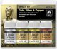 Vallejo Vallejo: Metallic Set - Liquid Gold Silver Copper 4x 35 mm 1