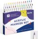 ARRTX Markery akrylowe - flamastry, 30 spalwów 1