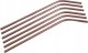 Berlinger Haus KOMPLET METALOWYCH SŁOMEK DO PICIA 6 ELEMENTÓW ROSE GOLD BH-2982 4