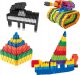 Askato Klocki małych geniuszy - Cegiełki 498 elementów 3
