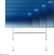 Neomounts Stojak podłogowy na monitory 65" - 110" (FL50-575WH1) 2