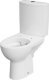 Miska WC Cersanit COMPAC TPARVA 306 PA011 3/6 WHITE 9