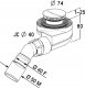 Syfon NICOL SHOWER SIPHON TB50P 2