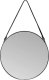 Uniglob HANGING MIRROR PERITO ROUND 80 CM BLACK 1