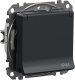 SCHNEIDERE Gniazdo schuko Schneider Sedna Design SDD214023 z przesłonami IP44 czarny antracyt Design & Elements 2
