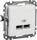 SCHNEIDERE Gniazdo ładowania USB Schneider Sedna Design SDD111401 A+C 2,1A białe Design & Elements 1