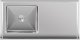 Royal Catering Zlew basen gastronomiczny jednokomorowy z półką i rantem prawy 120 x 60 x 94,5 cm Zlew basen gastronomiczny jednokomorowy z półką i rantem prawy 120 x 60 x 94,5 cm 4