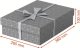 Esselte Pudełka dom przechow pół roz. M 3szt szary 3