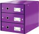 Leitz POJEMNIK Z 3-SZUFLADAMI CS FIOLET 1