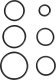 MSW Zestaw uszczelek pierścieni oring śr. 3 - 50 mm 419 elementów Zestaw uszczelek pierścieni oring śr. 3 - 50 mm 419 elementów 2
