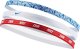 Nike Opaski na włosy Printed Headbands 3 szt. niebieska, biała, czerwona N0002560495OS 2