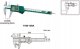 Insize SUWMIARKA SPEC. 150 CYFR.  TRASERSKA 6" SZCZEKI DOLNE 33/40 1