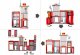 Sluban BLOCKS SLUBAN FIRE STATION 612 PCS 7