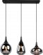 Lampa wisząca DELIGHT Trio Lumina 317000332 lampa wisząca zwis 3x40W E14 czarna 1