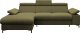 Selsey Narożnik z funkcją spania Millefolium L-kształtny z pojemnikiem oliwkowy velvet hydrofobowy lewostronny 4