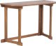 Beliani Stolik balkonowy składany akacjowy 110 x 47 cm jasne drewno TREIA 1