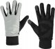 SKO Sports gloves with touchscreen tip AVENTO 44AC reflective XL/XXL silver/black 1