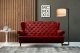 Selsey Sofa trzyosobowa Mabcal bordowa welwet 2