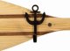 John Paddle Pagaj Wieszak John Paddle Drewniany + 3 Haczyki Kotwica 120 cm 11