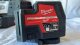 Milwaukee MILWAUKEE.CROSS CROSS LASER L4CLL-301C 30m GREEN BATTERY USB 7