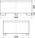 Meva Wanna wychwytowa do zbiornika IBC paletopojemnika MAUZER 1000L - ocynkowana Wanna wychwytowa do zbiornika IBC paletopojemnika MAUZER 1000L - ocynkowana 1
