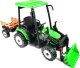 Triton OLBRZYMI TRAKTOR NA AKUMULATOR Z PRZYCZEPĄ 24 V, 400W, PILOT/JS-3158B-24V 3