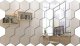 Tutumi Lustro  Hexagon 380515 komplet 8 szt 1