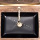 Umywalka Rea Umywalka nablatowa REA Inga Black Marble Mat 4