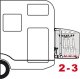 Triton Pokrowiec na rowery Fiamma Bike Cover S - 2/3 rowery Uniwersalny 1