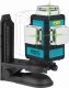 Dedra Multilaser 3D 18V, zielony, walizka SAS 2