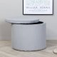 Venture Home Venture Home Puf Dunken, 51x51x43 cm, sztruksowy, szary 3