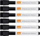 Nobo Marker sucho�cieralny mini czarny 6szt 1