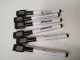 Nobo Marker sucho�cieralny mini czarny 6szt 2