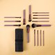 Eigshow Beauty Eigshow Zestaw Prezent 15 pędzli Smoke Purple Jade Series 7