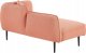 Beliani Szezlong boucle prawostronny różowy CHEVANNES 6