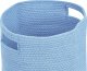 Beliani Zestaw 2 koszy bawełnianych niebieski CHINIOT 5