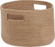 Beliani Zestaw 2 koszy bawełnianych beżowy CHINIOT 2
