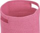Beliani Zestaw 2 koszy bawełnianych różowy CHINIOT 3