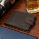 Beltimore Etui skórzane na dokumenty karty wizytownik RFiD ciemny brąz C85 1
