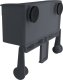 Eurotrail Półka z uchwytem na ręcznik papierowy EuroTrail Roll Holder With Box Charcoal Uniwersalny 2