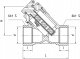 Perfexim Filtr skośny PHA-060M G1 WW PN25 DN25 CuZn z wkładem magnetycznym 1